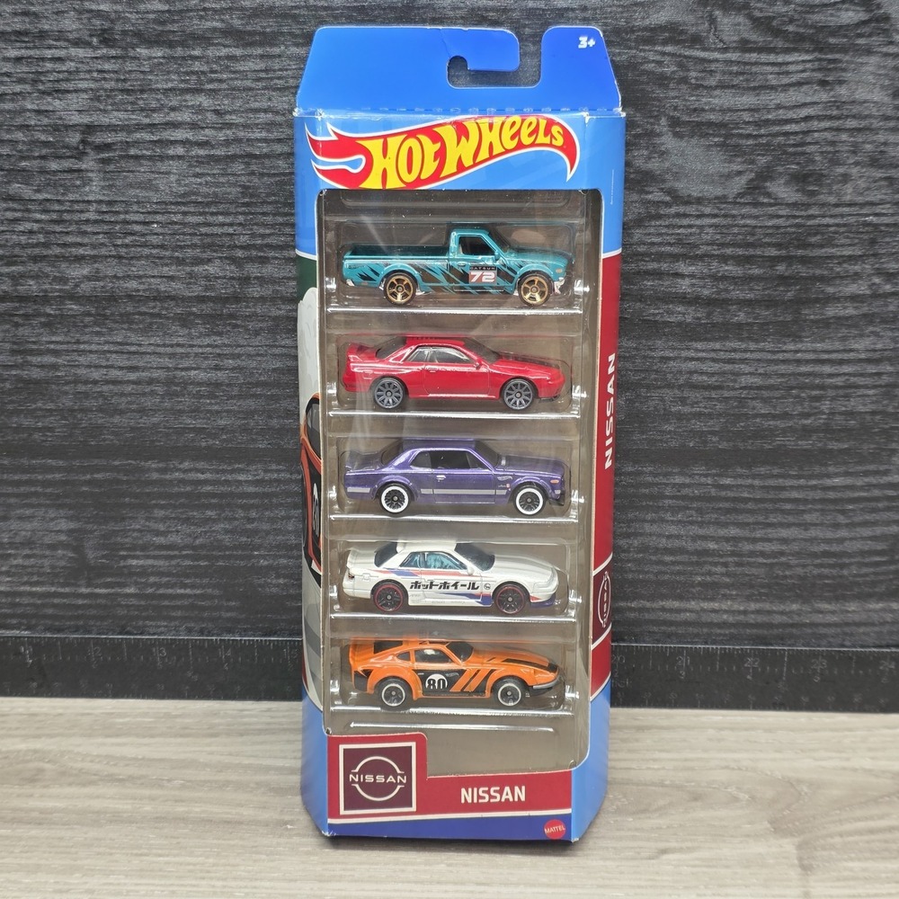 Hot Wheels 2023 Sealed Nissan 5 Pack Skyline R32 Silvia S13 Datsun